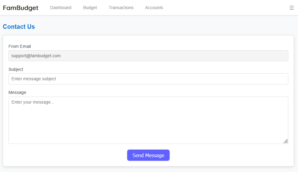 Guarantee - Contact us through this in-app form